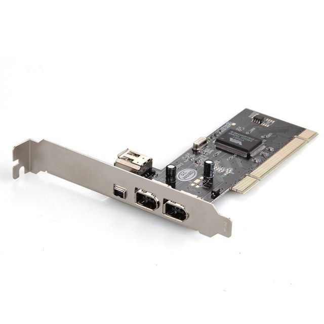 Cabling - CABLING  Carte PCI Firewire IEEE 1394 avec 3 ports externes + Câble+ - Carte Contrôleur USB