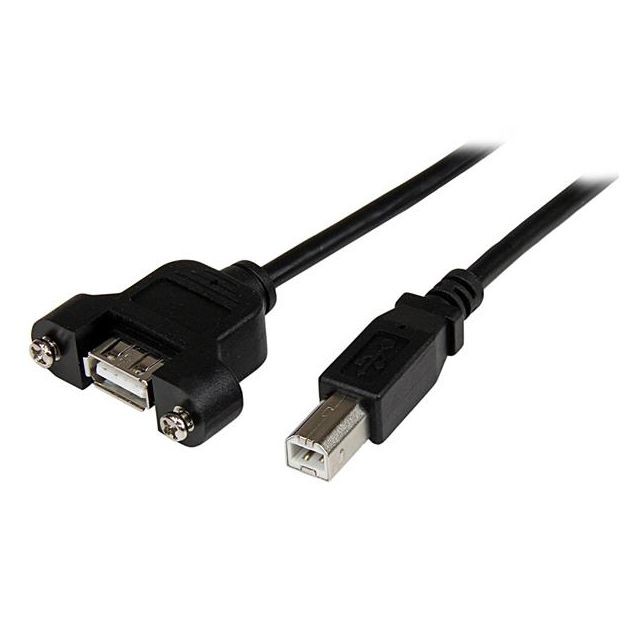 Toner Startech StarTech.com Câble USB Montage sur Panneau A Femelle vers B Mâle - 91 cm