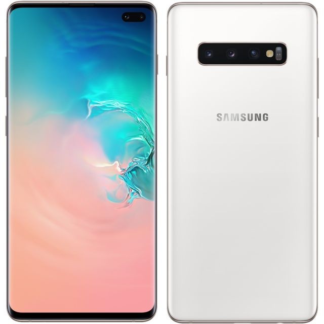 Samsung - Galaxy S10 Plus - 512 Go - Blanc Céramique - Smartphone Android Galaxy s10 plus