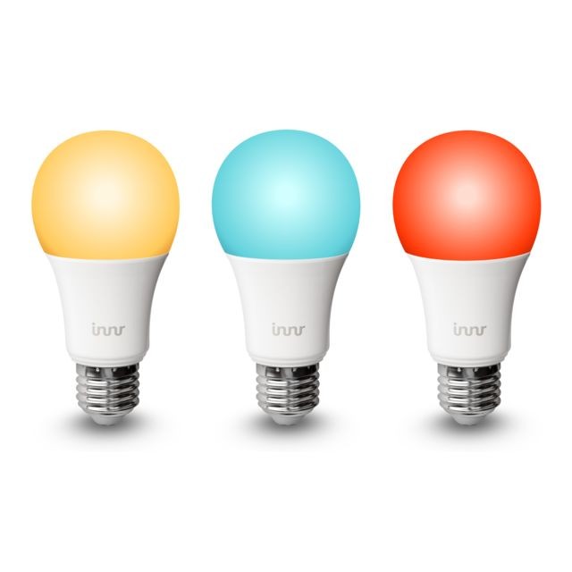 Innr - Pack 3 Ampoules LED connectée E27 – blanc et RGBW  - Innr