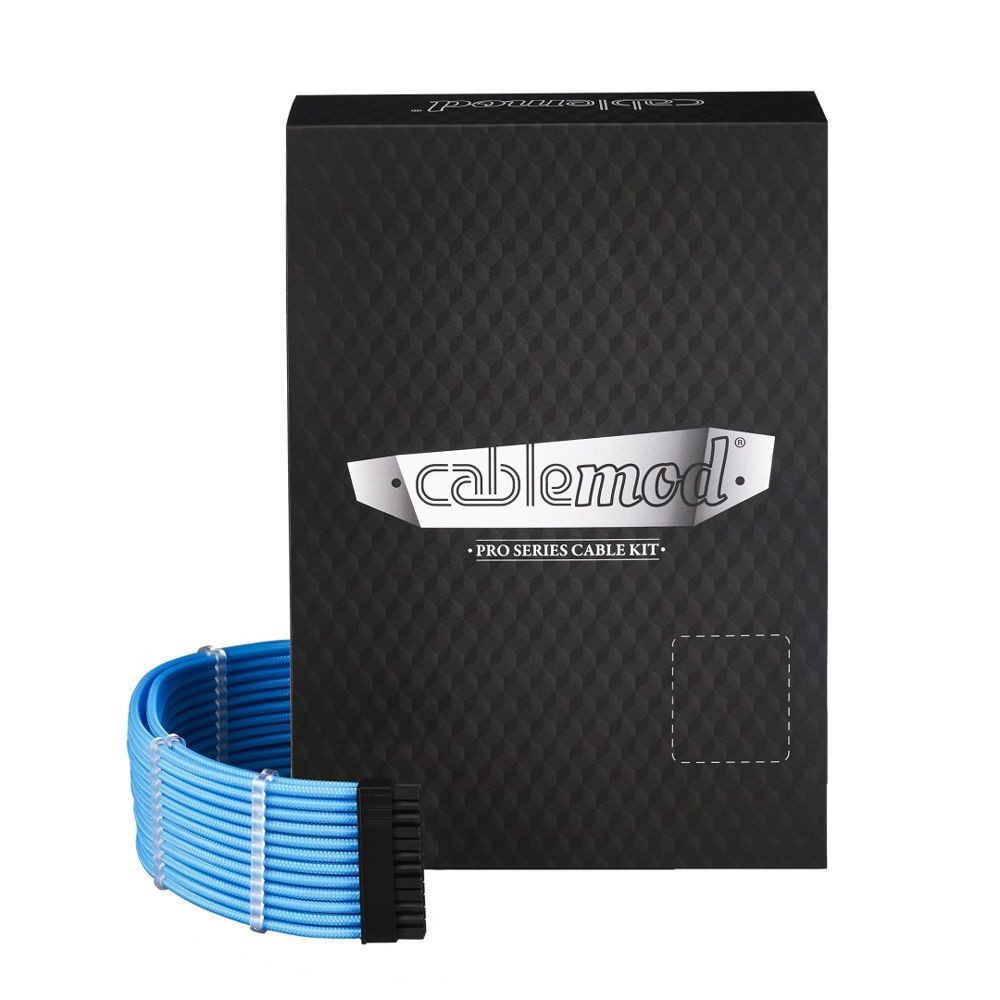 Cablemod PRO ModMesh C-Series RMi & RMx Cable Kit - LIGHT Bleu