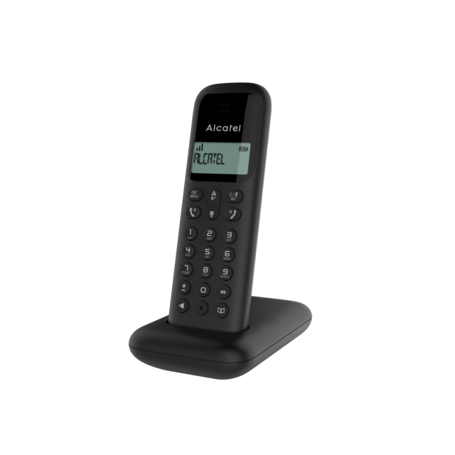 Alcatel - Téléphone sans fil avec répondeur D285 Voice Solo - ATL1421729 - Noir - Téléphone fixe Pack reprise