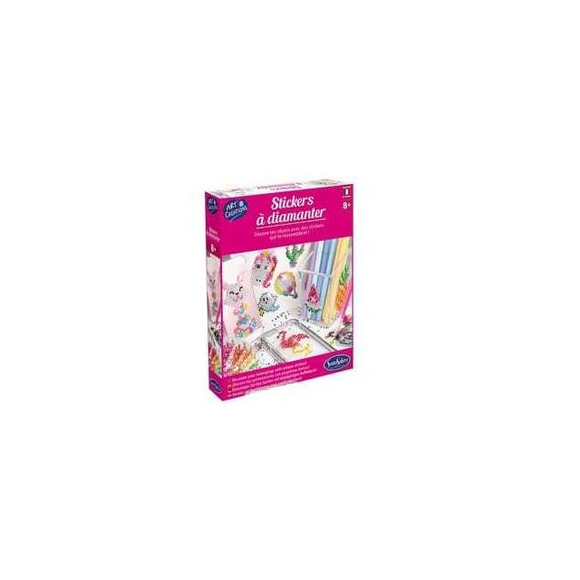 SentoSphere - Kit créatif-Stickers à diamanter SentoSphere - Cadeau pour fille - 12 ans Jeux & Jouets