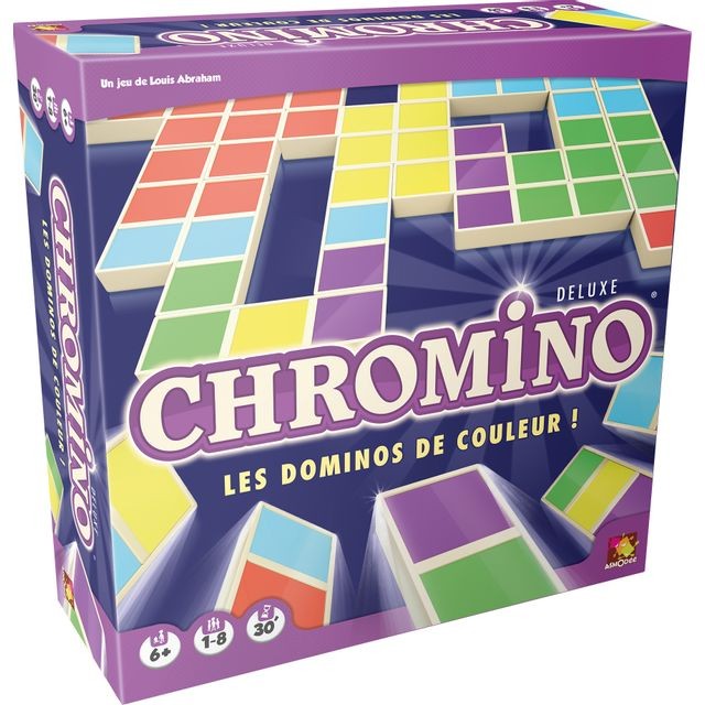 Asmodee - Jeu de société - Chromino Deluxe - CHRO05 Asmodee   - Casse-tête