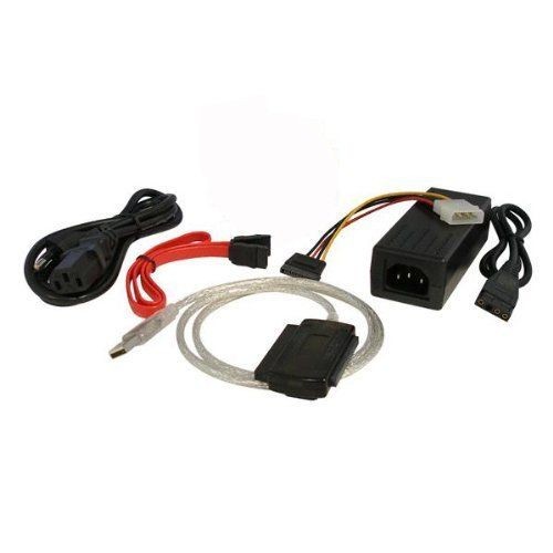 Cabling CABLING  Multi adaptateur IDE 2.5/3.5 + SATA 2.5/3.5 vers USB 2.0 - Avec alimentation externe -