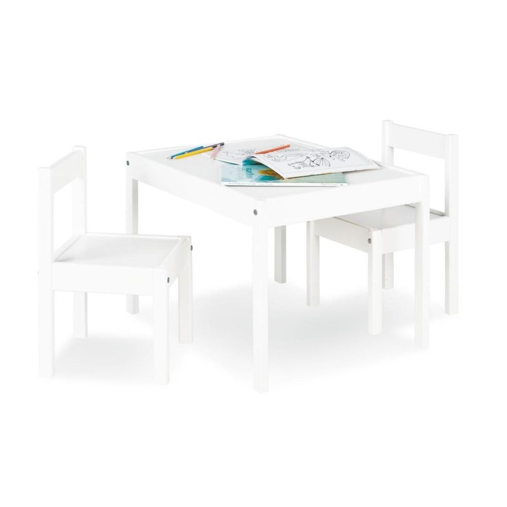 Meubles TV, Hi-Fi Pinolino Table enfant Sinna Blanc 64x50cm + 2 chaises