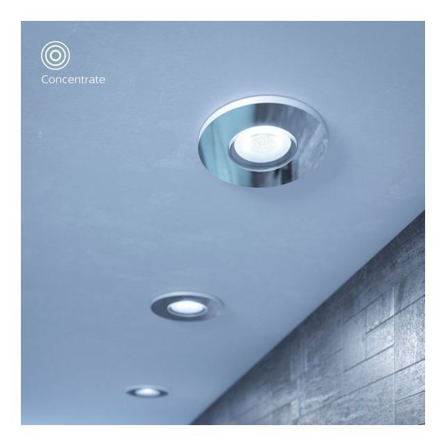 Philips Hue White Ambiance ADORE Applique miroir salle de bain GM 1x20W - Blanc (télécommande incluse) - Bluetooth