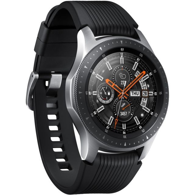 Samsung - Galaxy Watch - 46 mm - 4G eSim - Gris Acier - Objets connectés reconditionnés