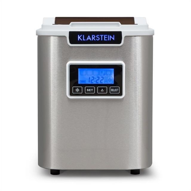 Klarstein Klarstein ICE6 Icemeister Machine à glaçons 12kg/24h Acier -blanc Klarstein