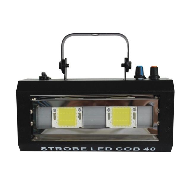 Stroboscopes Power Lighting POWER LIGHTING STROBE LED COB 40 - Stroboscope led cob 2 x 20 watts led blanches