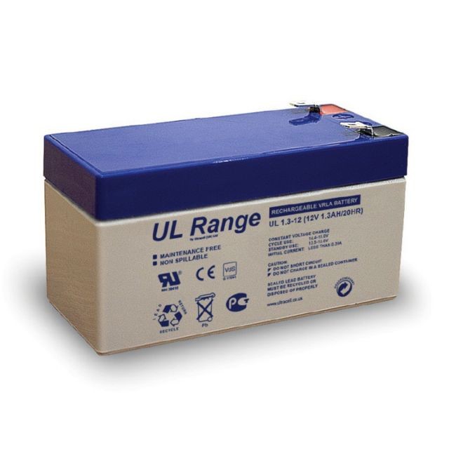 marque generique - Batterie plomb étanche UL1.3-12 Ultracell 12v 1.3ah - Alarme connectée