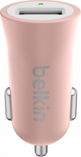 Belkin - Adaptateur allume-cigare - F8M730BTC00 - Or Rose Belkin  - Accessoire Smartphone Belkin
