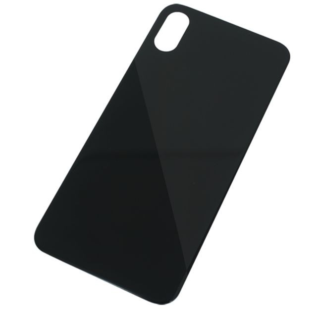 marque generique - Coque arrière de vitre de téléphone compatible pour Apple iPhone X Black marque generique  - Autres accessoires smartphone