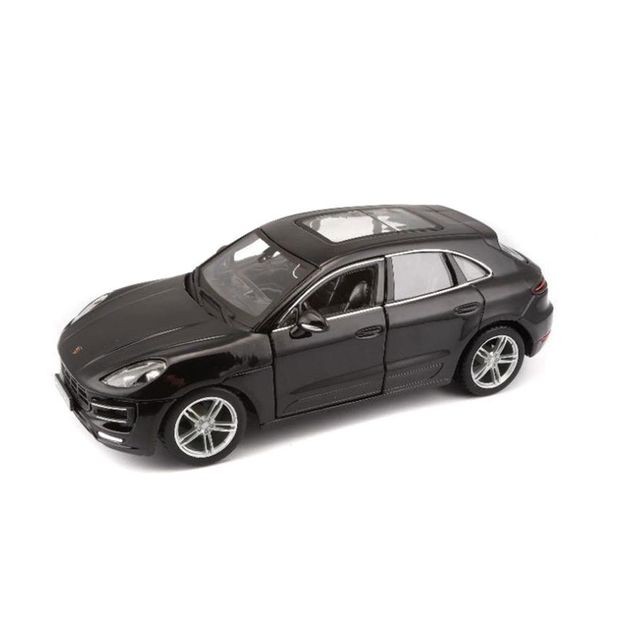 Bburago - Modèle réduit de voiture de sport : Porsche Macan Noire : Echelle 1/24 Bburago  - Jeux & Jouets