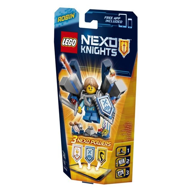 Briques Lego Lego NEXO KNIGHTS - Robin l'Ultime chevalier - 70333
