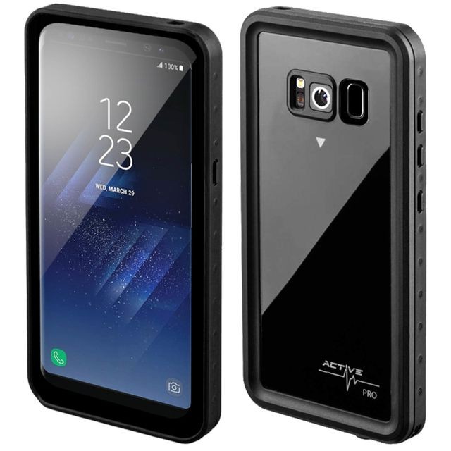 Coque, étui smartphone 4Smarts Coque Galaxy S8 Protection Etanche Integrale Antichocs 2m 4smarts - Noir