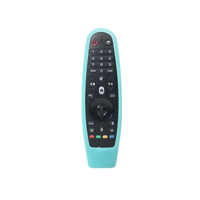 Wewoo - Approprié pour LG Smart TV télécommande étui de protection AN-MR600 AN-MR650a en silicone dynamique bleu turquoise Wewoo  - Accessoires de motorisation Wewoo
