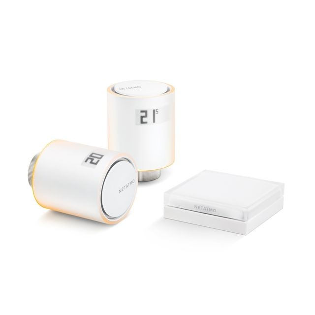 Netatmo - Kit de Démarrage Thermostats connectés pour Radiateurs - Chauffage connecté
