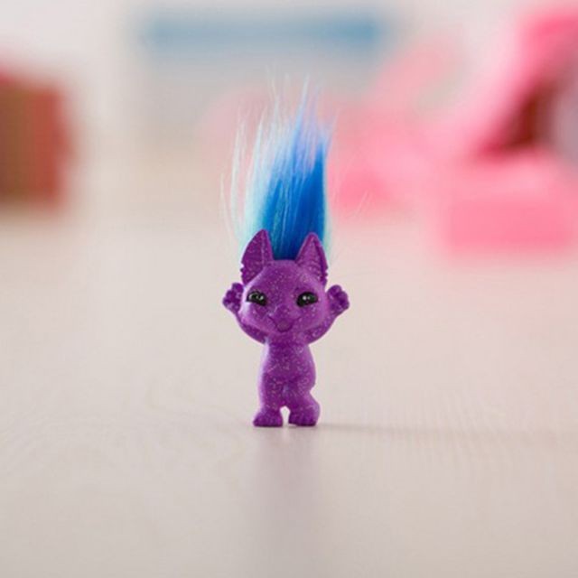 Poupons Chromatic 6 Pièces Cartoon Lucky Troll Doll Crayon Topper Mini Action Figure