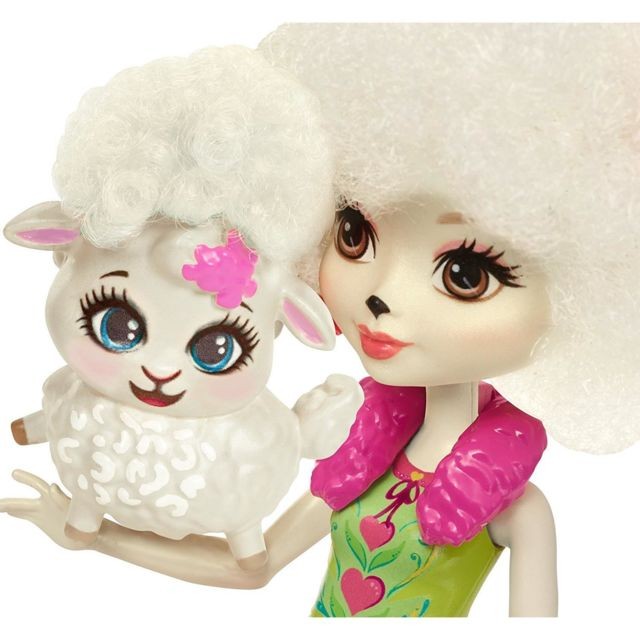 Poupées mannequins Mattel FNH25 >Enchantimal filles de moutons Lorna Lamb - Mini-Poupée