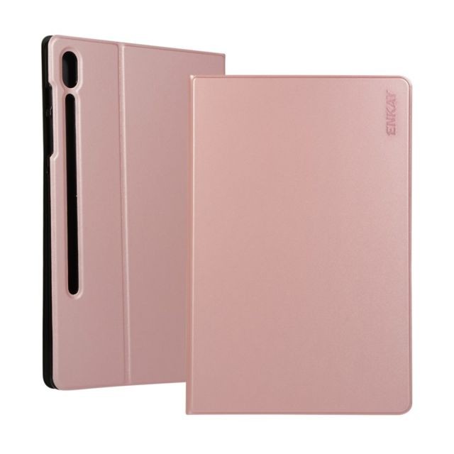 marque generique - Etui en PU supérieur avec support or rose pour votre Samsung Galaxy Tab S6 SM-T860 (Wi-Fi)/T865 (LTE) marque generique  - Housse, étui tablette