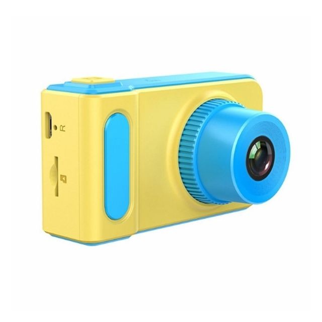 Wewoo - Caméra Enfant 2,0 méga pixels 2,0 pouces TFT écran Silicone antichoc numérique SLR pour enfants bleu - Appareil photo enfant Wewoo