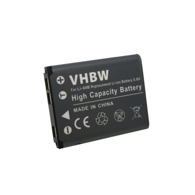 Vhbw - vhbw Batterie Li-ION compatible avec CASIO Exilim EX-ZS100 EX-ZS 100 remplace NP-80 / NP-82 / NP-82DBA Vhbw  - Accessoire Photo et Vidéo