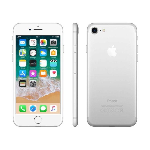 Apple - iPhone 7 - 32 Go - Argent - Reconditionné - iPhone Apple app store