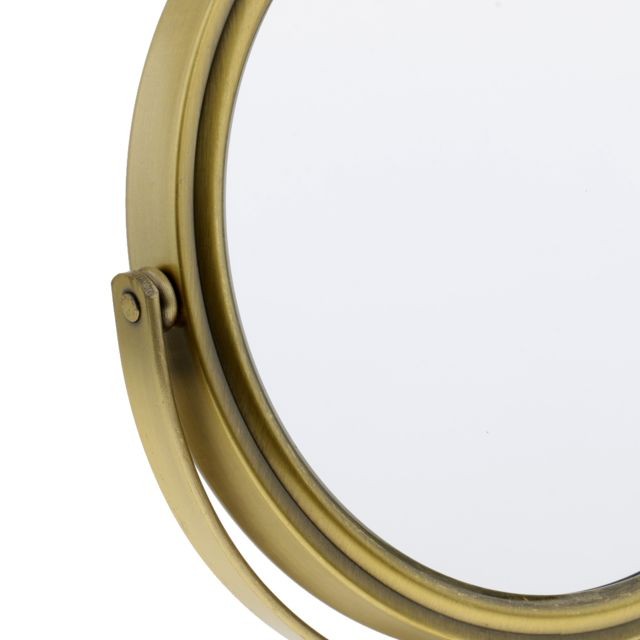 Miroirs miroir cosmétique de maquillage double face miroir de table normal grossissant