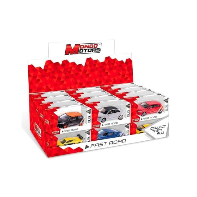 Voitures RC marque generique MONDO MOTORS - Assortiment de voitures Fast Road Collection