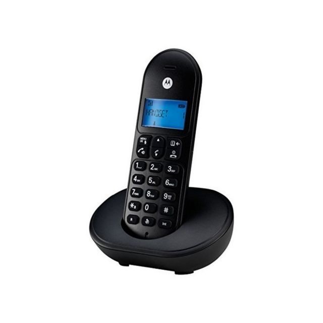 Motorola - Téléphone Sans Fil Motorola E44000K07B2AEF03 (2 Pcs) Noir - Téléphone fixe Motorola