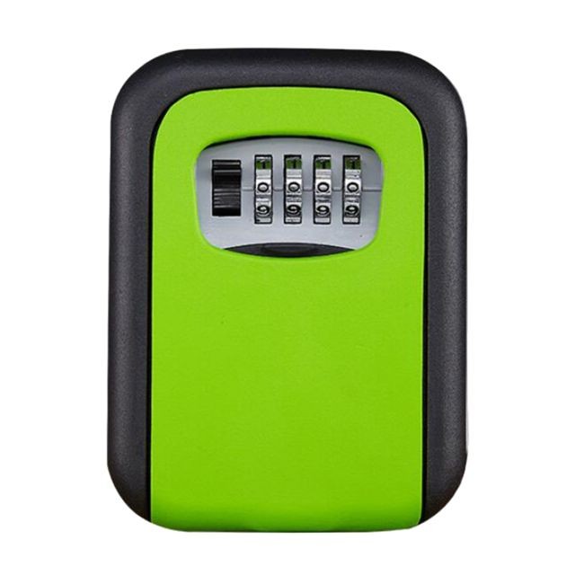 marque generique - Boîte à clés sécuritaire fixée au mur pour l'extérieur avec serrure et vert imperméable marque generique  - Coffre fort