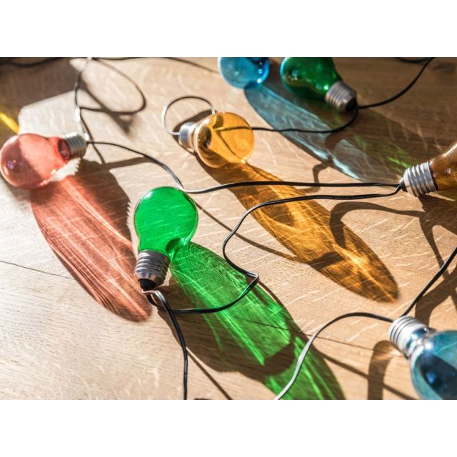 Lumisky Guirlande extérieure 10 LED longueur 8,3m FANTASY multicolore