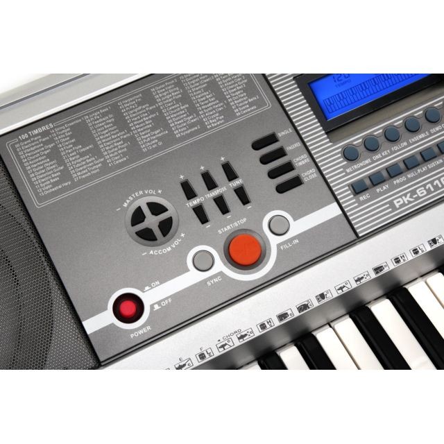 Mcgrey McGrey PK-6110USB clavier avec 61 touches USB / lecteur MP3 et un pupitre à musique