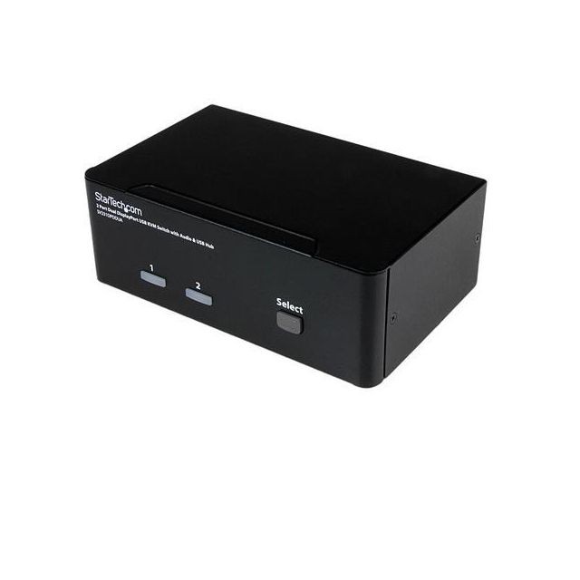 Startech - ommutateur KVM 2 Ports DisplayPort, USB et Audio Startech  - Câble et Connectique