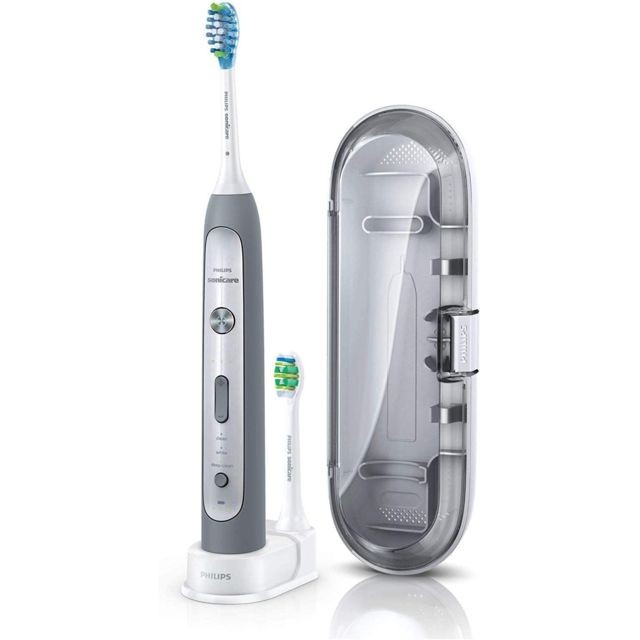 Philips - brosse à dents électrique FlexCare Platinum gris blanc - Brosse à dents électrique