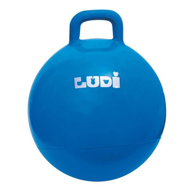 LUDI - Ballon sauteur 45 cm : Bleu LUDI  - Jeux de balles LUDI
