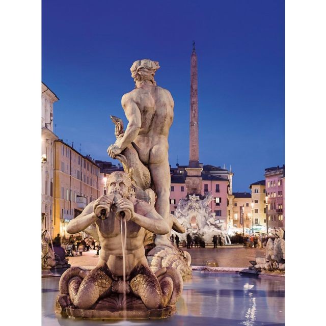 Clementoni - Puzzle 500 pièces : Piazza Navona, Rome Clementoni  - Clementoni