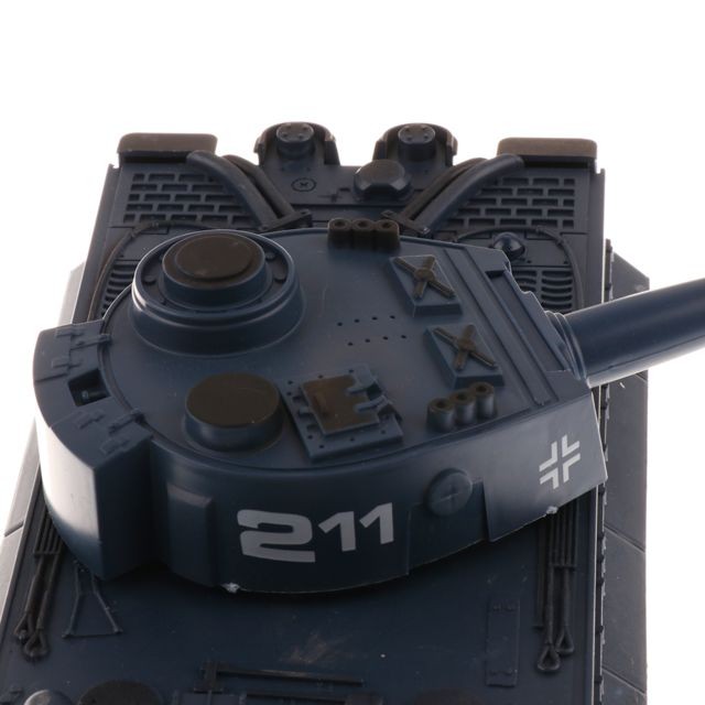 Voitures 1/32 échelle Allemande Tiger Battle Tank WWII Armée Véhicule Modèle Jouet - Bleu Marine