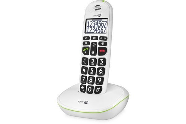 Téléphone fixe-répondeur Doro Phone Easy 110 Blanc