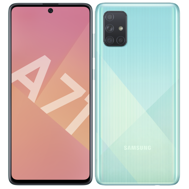 Samsung - Galaxy A71 - 128 Go - Bleu Prismatique Samsung   - Smartphone Android Samsung galaxy a71