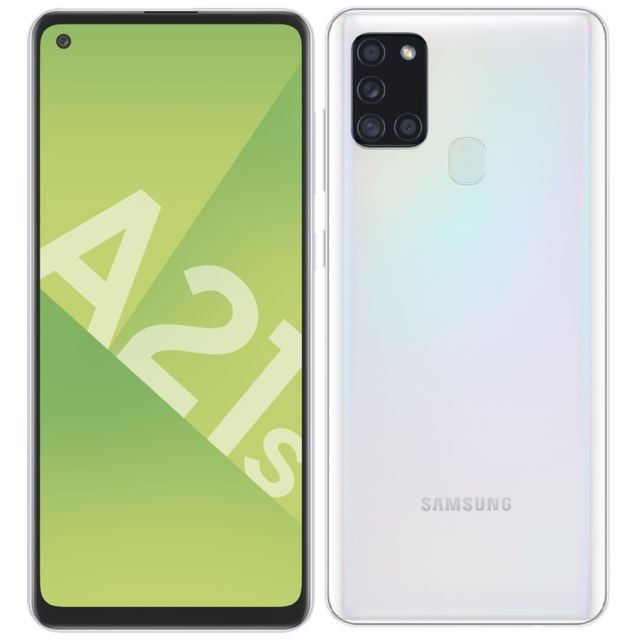 Samsung - A21s - 32 Go - Blanc prismatique - Smartphone Android Hd plus