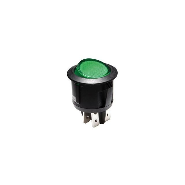 Perel - Interrupteur à bascule illuminé - vert - dpst/on-off Perel  - ASD