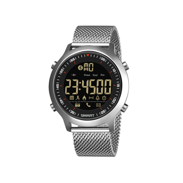 Generic - Montre intelligente de sport pour homme Bluetooth Watch Stepping argent Generic  - Montre et bracelet connectés