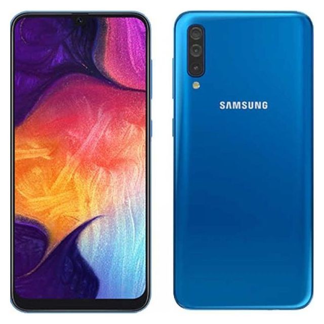 Samsung - Samsung A505 Galaxy A50 4G 128 Go Dual-SIM blue EU Samsung   - Samsung Galaxy A50 Téléphonie