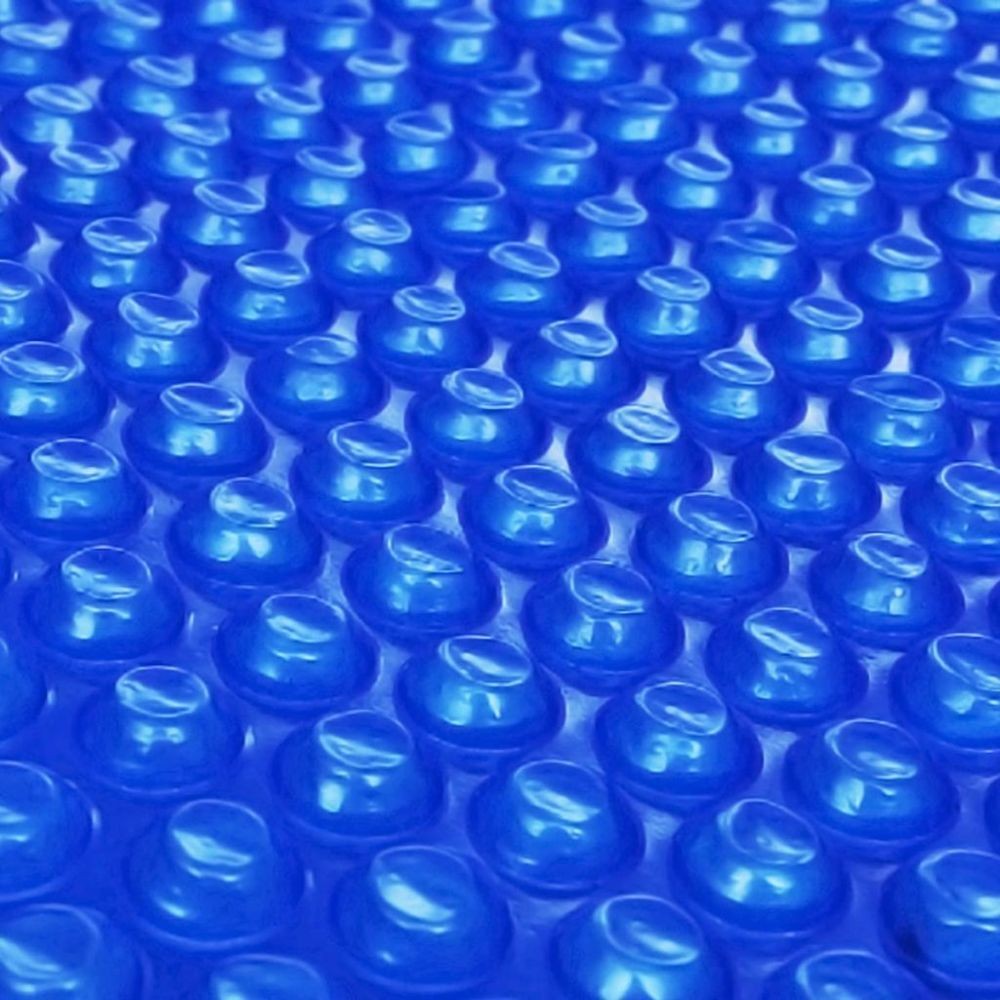 Vidaxl Bâche solaire à bulles flottant 455 cm pour piscine 549 cm Ronde | Bleu