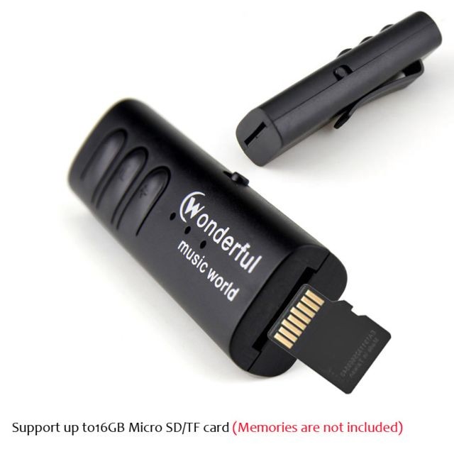 marque generique Mini Lecteur Mp3 Clip Support Lecteur Audio Usb Portable Lit Carte Micro Sd