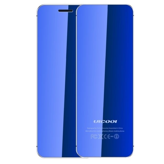 Wewoo - Mini Telephone portable bleu Carte Téléphone portable, 1.54 pouces, MTK6261D, Touches tactiles, Bluetooth, FM, Anti-perte, GSM, Double SIM Light Or - Téléphone mobile
