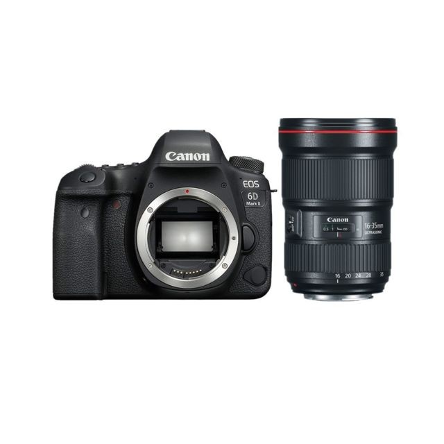 Canon - CANON EOS 6D II + EF 16-35mm F2.8L III USM - Reflex Numérique