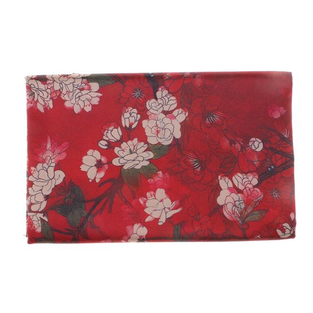 marque generique - Tissu de patch en polyester - Abats-jour Fleur rouge